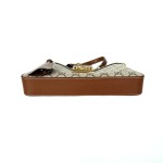 古驰 Padlock 系列小号 GG Supreme 帆布斜挎包